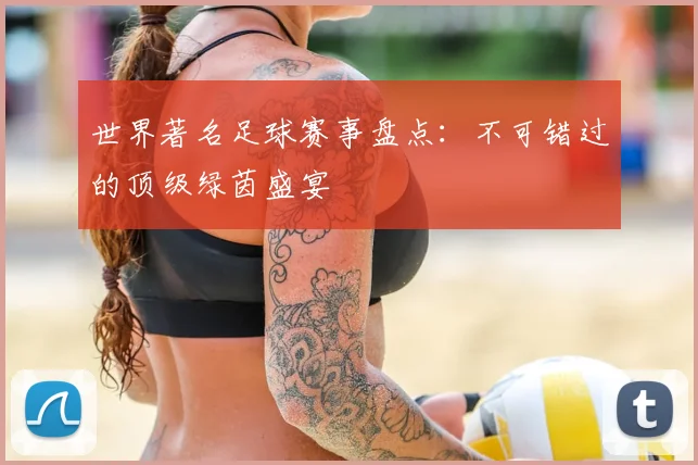 世界著名足球赛事盘点:不可错过的顶级绿茵盛宴